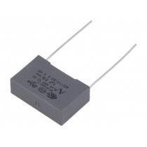 R46KN410040P1M; Capacitor: polypropylene; X2; 1uF; 22.5mm; ±20%; 26.5x8.5x17mm; KEMET