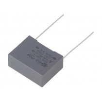R46KN415040P0M; Capacitor: polypropylene; X2; 1.5uF; 22.5mm; ±20%; 26.5x11x20mm; KEMET