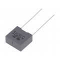 R474F21005001K; Capacitor: polypropylene; X2; 10nF; 10mm; ±10%; 13x6x12mm; 440VAC; KEMET R474F21005001K; Capacitor: polypropylene; X2; 10nF; 10mm; ±10%; 13x6x12mm; 440VAC; KEMET