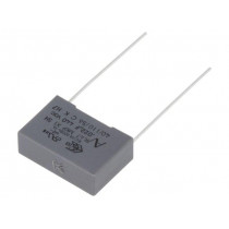R474I222050A1K; Capacitor: polypropylene; X1; 22nF; 440VAC; ±10%; THT; Pitch: 15mm; KEMET