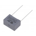 R474I24705003K; Capacitor: polypropylene; X2; 47nF; 15mm; ±10%; 18x9x12.5mm; 440VAC; KEMET R474I24705003K; Capacitor: polypropylene; X2; 47nF; 15mm; ±10%; 18x9x12.5mm; 440VAC; KEMET