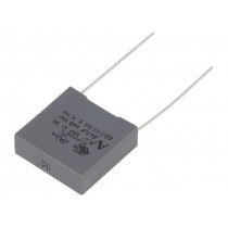 R474I247050A2K; Capacitor: polypropylene; X1; 47nF; 440VAC; ±10%; THT; Pitch: 15mm; KEMET