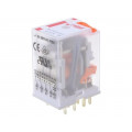 R4N-2014-23-5230-WT; Relay: electromagnetic; 4PDT; Ucoil: 230VAC; 6A/250VAC; 6A/24VDC; RELPOL