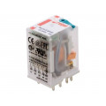 R4N-2314-23-1024-WTL; Relay: electromagnetic; 4PDT; Ucoil: 24VDC; 6A/250VAC; 6A/24VDC; RELPOL