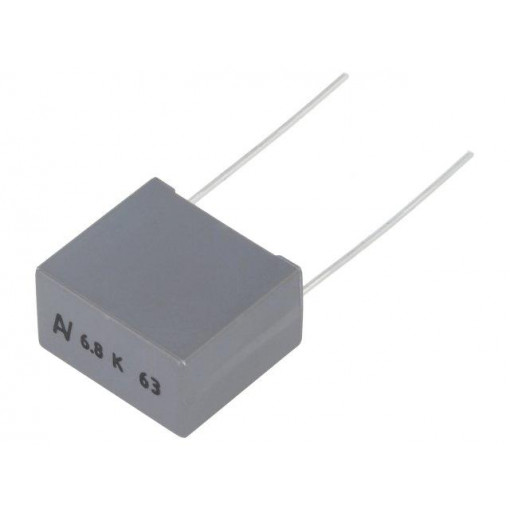 R60DI46805030K; Capacitor: polyester; 6.8uF; 40VAC; 63VDC; Pitch: 15mm; ±10%; KEMET