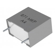 R71VF31004030K; Capacitor: polypropylene; 100nF; 10mm; ±10%; 13x5x11mm; -40÷110°C; KEMET
