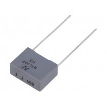 R76MI31004030J; Capacitor: polypropylene; 100nF; 15mm; ±5%; 18x7.5x13.5mm; 900V/μs; KEMET