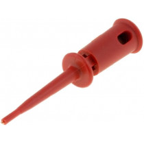 ; Clip-on probe; pincers type; 3A; 60VDC; red; Insulation: polyamide; SCI