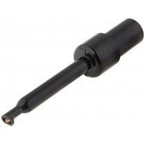 ; Clip-on probe; hook type; 3A; 60VDC; black; Grip capac: max.1.7mm; SCI
