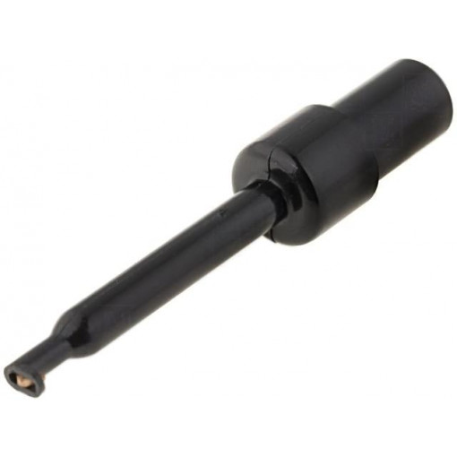 ; Clip-on probe; hook type; 3A; 60VDC; black; Grip capac: max.1.7mm; SCI