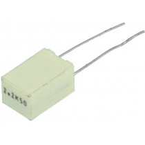 R82CC4220DQ70J; Capacitor: polyester; 2.2uF; 30VAC; 50VDC; Pitch: 5mm; ±5%; KEMET R82CC4220DQ70J; Capacitor: polyester; 2.2uF; 30VAC; 50VDC; Pitch: 5mm; ±5%; KEMET