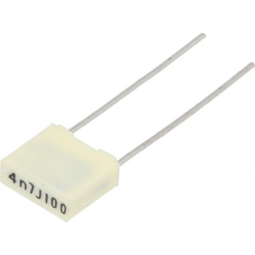 R82EC1470Z350J; Capacitor: polyester; 4.7nF; 63VAC; 100VDC; Pitch: 5mm; ±5%; KEMET