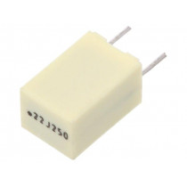 R82IC3220AA60J; Capacitor: polyester; 220nF; 140VAC; 250VDC; Pitch: 5mm; ±5%; KEMET