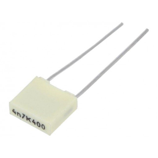 R82MC1470DQ50K; Capacitor: polyester; 4.7nF; 200VAC; 400VDC; Pitch: 5mm; ±10%; KEMET