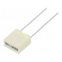 R82MC2100Z350J; Capacitor: polyester; 10nF; 200VAC; 400VDC; Pitch: 5mm; ±5%; KEMET