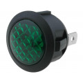 R9-92L-02-G; Indicator: LED; prominent; 24VDC; Cutout: Ø20mm; IP20; polyamide; SCI R9-92L-02-G; Indicator: LED; prominent; 24VDC; Cutout: Ø20mm; IP20; polyamide; SCI