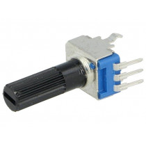 R9011-1-10K; Potentiometer: shaft; single turn; 10kΩ; 125mW; ±20%; THT; 6mm; SR PASSIVES R9011-1-10K; Potentiometer: shaft; single turn; 10kΩ; 125mW; ±20%; THT; 6mm; SR PASSIVES