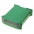 ; Enclosure: for DIN rail mounting; Y: 101mm; X: 35mm; Z: 120mm; green; ITALTRONIC