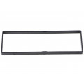; Radio mounting frame; 1 DIN; black; 4CARMEDIA ; Radio mounting frame; 1 DIN; black; 4CARMEDIA