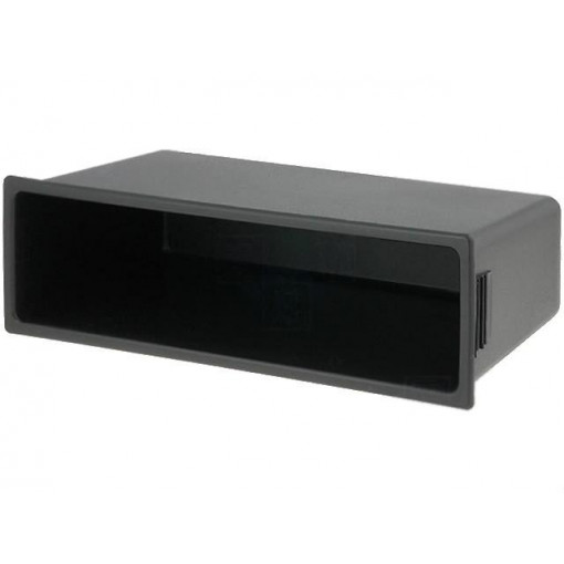 MAUNI021-05; Radio box; 2 ISO; black; 58x188mm; PER.PIC.
