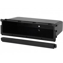 ; Radio box; black; Application: for 2 DIN sets; ACV