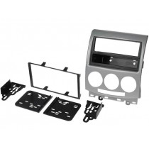 99-7509; Radio mounting frame; Mazda; 2 ISO; silver; METRA