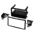 99-7602; Radio mounting frame; Nissan; 2 ISO; black; METRA