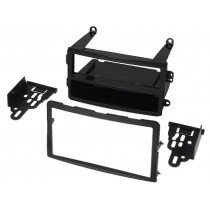 99-7602; Radio mounting frame; Nissan; 2 ISO; black; METRA