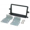 381200-07; Radio mounting frame; Mitsubishi; 2 DIN; black; ACV