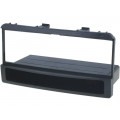 ; Radio mounting frame; Ford,Mazda; 1 DIN; black; 4CARMEDIA