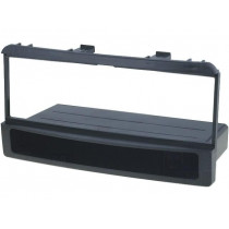; Radio mounting frame; Ford,Mazda; 1 DIN; black; 4CARMEDIA