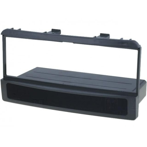 ; Radio mounting frame; Ford,Mazda; 1 DIN; black; 4CARMEDIA
