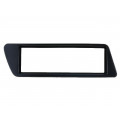 ; Radio mounting frame; Peugeot; 1 DIN; black; 4CARMEDIA