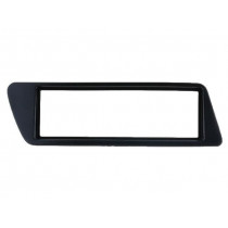 ; Radio mounting frame; Peugeot; 1 DIN; black; 4CARMEDIA