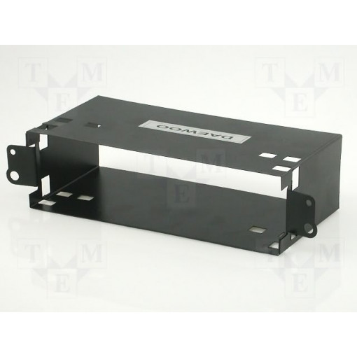 ; Radio mounting frame; Daewoo; 1 DIN; black; 4CARMEDIA