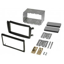 381190-02; Radio mounting frame; Mercedes; 2 DIN; black; ACV