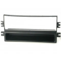; Radio mounting frame; Kia; 1 DIN; black; 