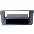 ; Radio mounting frame; Audi; 2 ISO; black; 4CARMEDIA