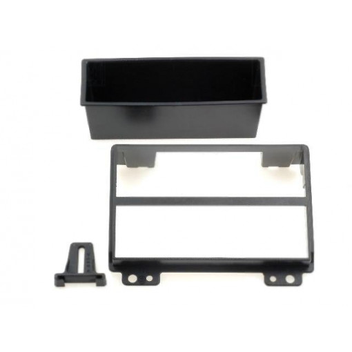 ; Radio mounting frame; Ford; 2 ISO; black; 4CARMEDIA