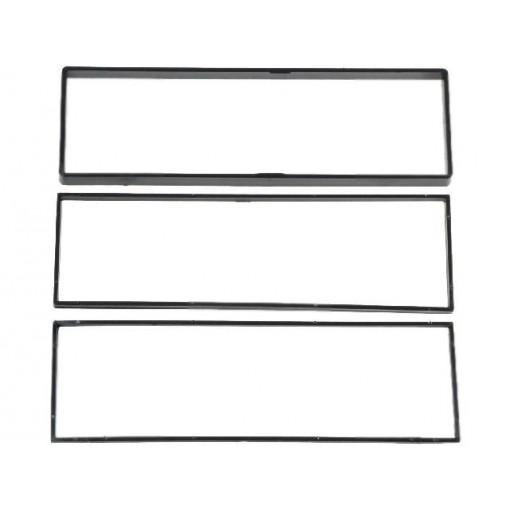 281040-08-0; Radio mounting frame; Citroën,Peugeot; 1 DIN; black; ACV