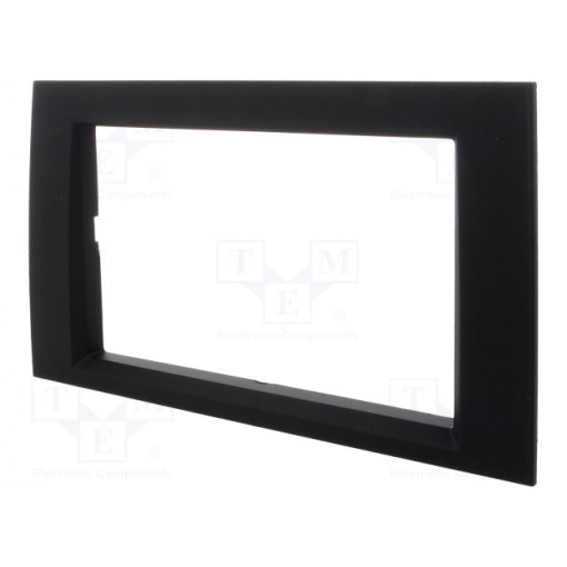 281320-12-2-0; Radio mounting frame; Audi,Seat; 2 DIN; anthracite; ACV