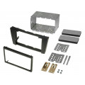 381190-21; Radio mounting frame; Mercedes; 2 DIN; black; ACV