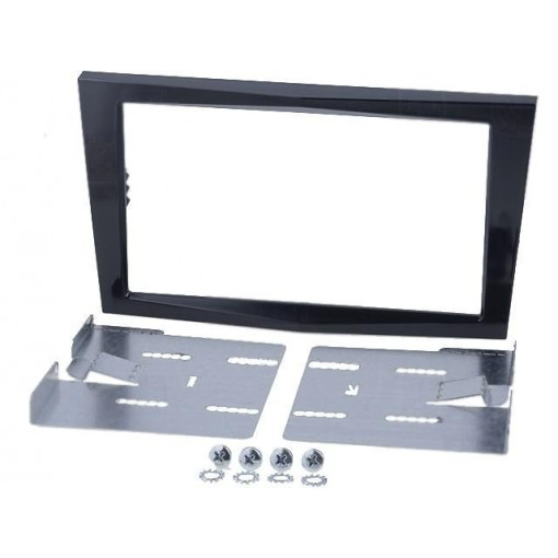 MA60006/T+STF; Radio mounting frame; Opel; 2 DIN; black gloss; PER.PIC.