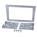 MA60006.2/T+STF; Radio mounting frame; Opel; 2 DIN; shiny silver; PER.PIC. MA60006.2/T+STF; Radio mounting frame; Opel; 2 DIN; shiny silver; PER.PIC.