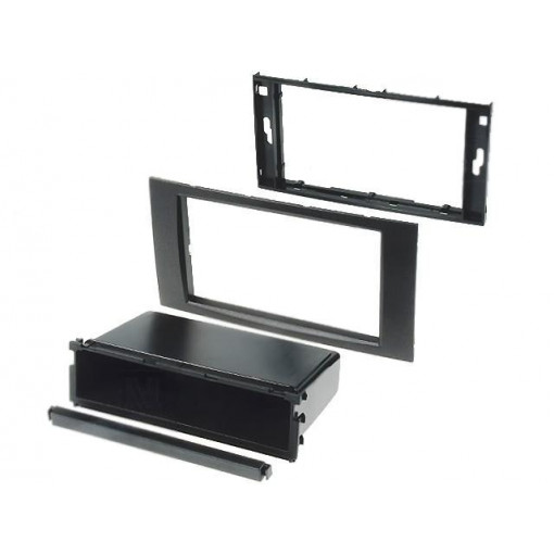 281114-08-1-0; Radio mounting frame; Ford; 2 DIN; black; ACV