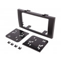 ; Radio mounting frame; Ford; 2 DIN; black; 4CARMEDIA
