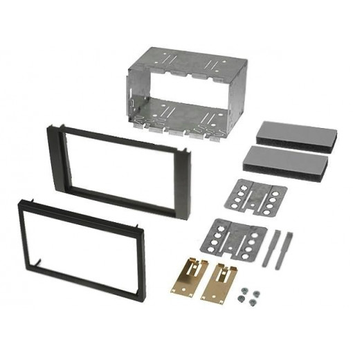 381114-15-2; Radio mounting frame; Ford; 2 DIN; anthracite; ACV