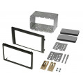 381340-02; Radio mounting frame; Škoda; 2 DIN; black; ACV