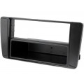 ; Radio mounting frame; Škoda; 2 ISO; black; 4CARMEDIA