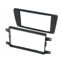 281340-05-0; Radio mounting frame; Škoda; 2 DIN; black; ACV